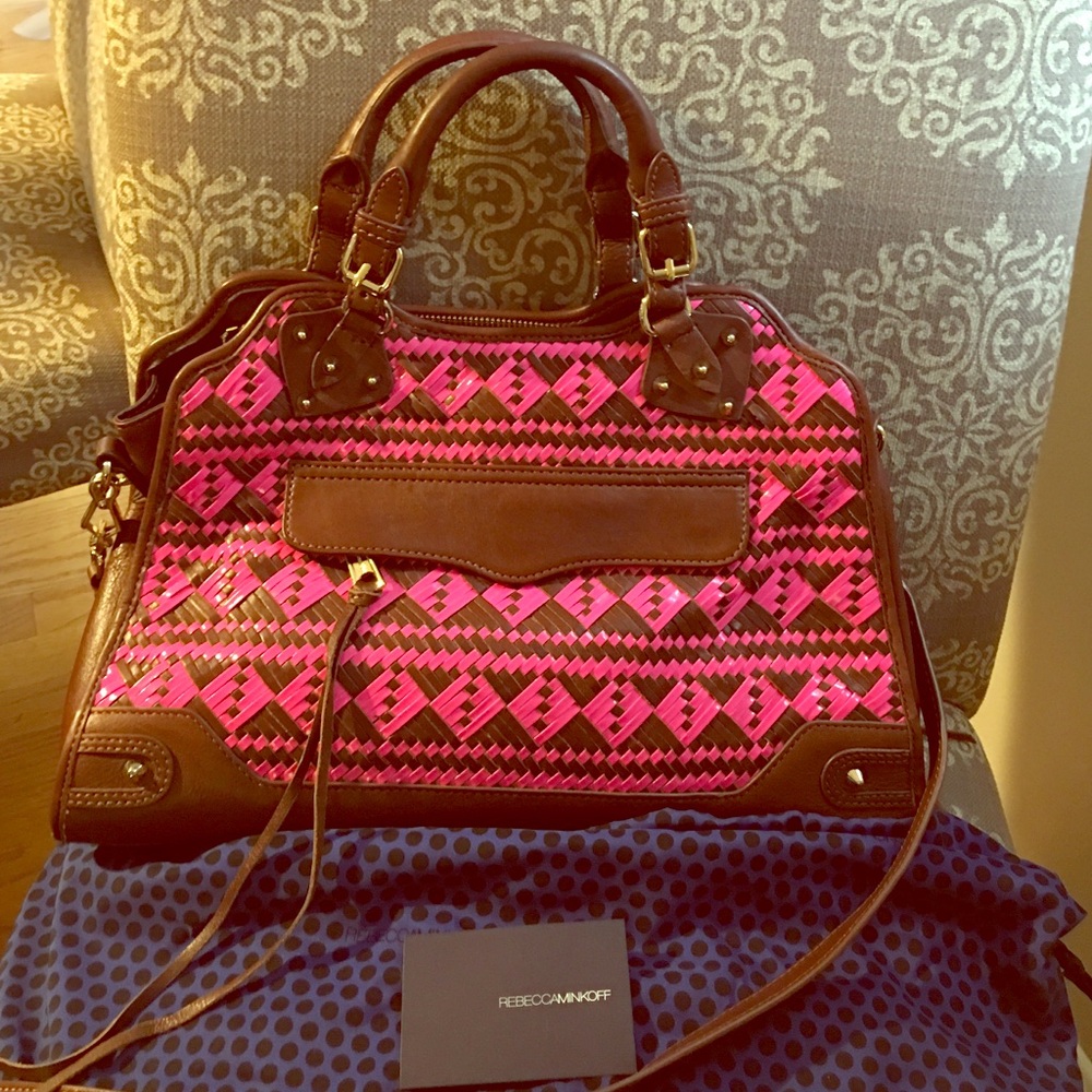 Rebecca Minkoff Aztec leather handbag
